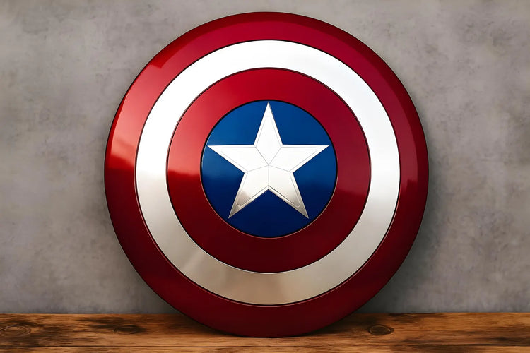 Metal Captain America Shield – 22-Inch Avengers Movie Prop Replica