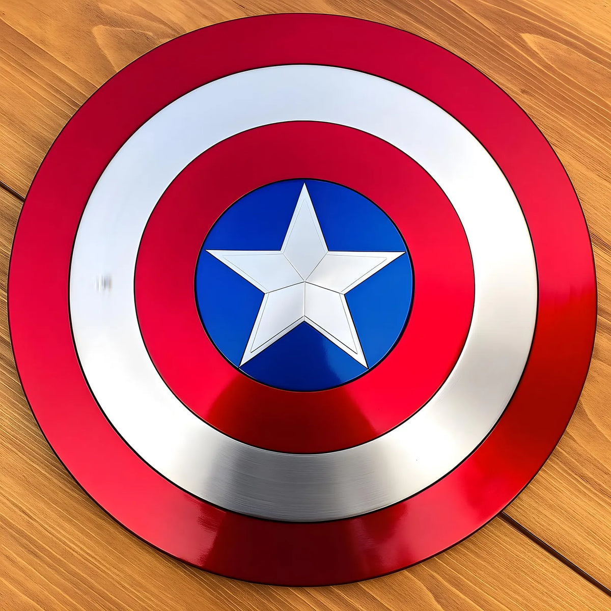 Metal Captain America Shield – 22-Inch Avengers Movie Prop Replica