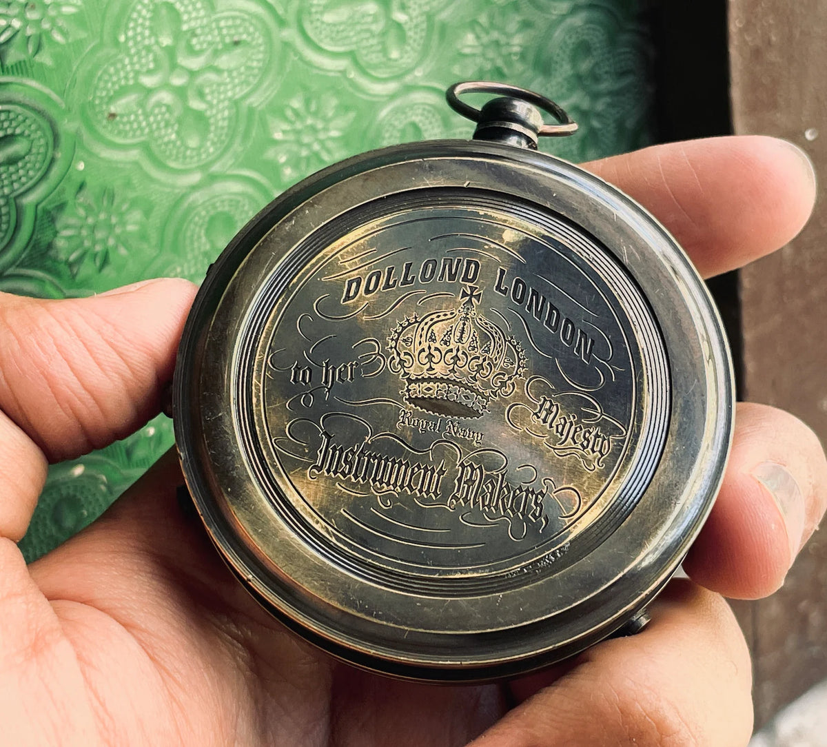 Vintage Dollond London Brass Compass – 2.5" Nautical Collectible
